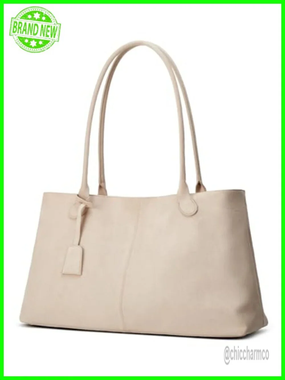 Faux Suede Large Capacity Hobo Tote Shoulder Bag